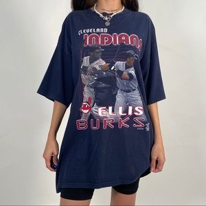 Vintage 2002 MLB Cleveland Indians Ellis Burks Tee